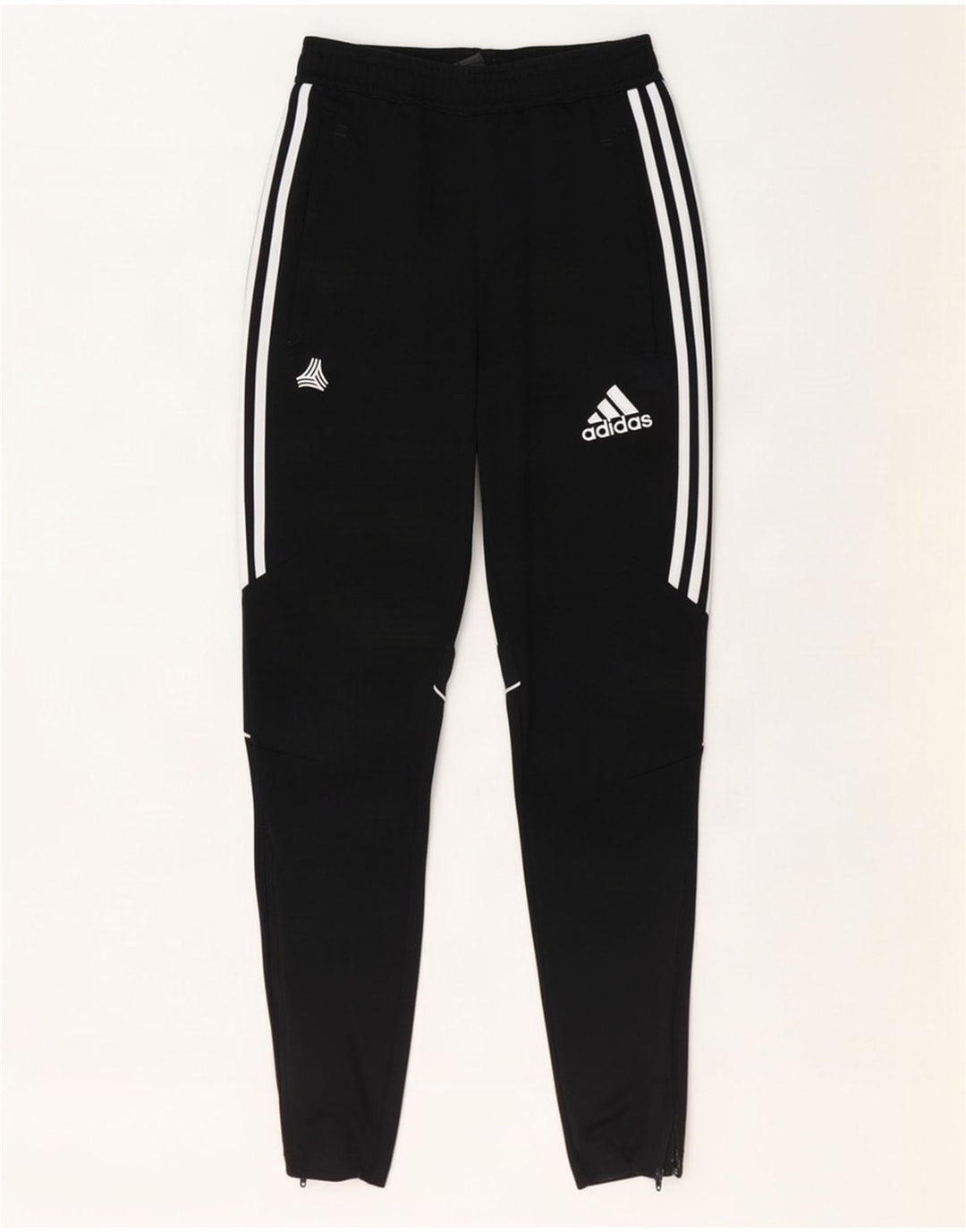 Męskie spodnie dresowe Adidas Climalite, małe, czarne, poliestrowe