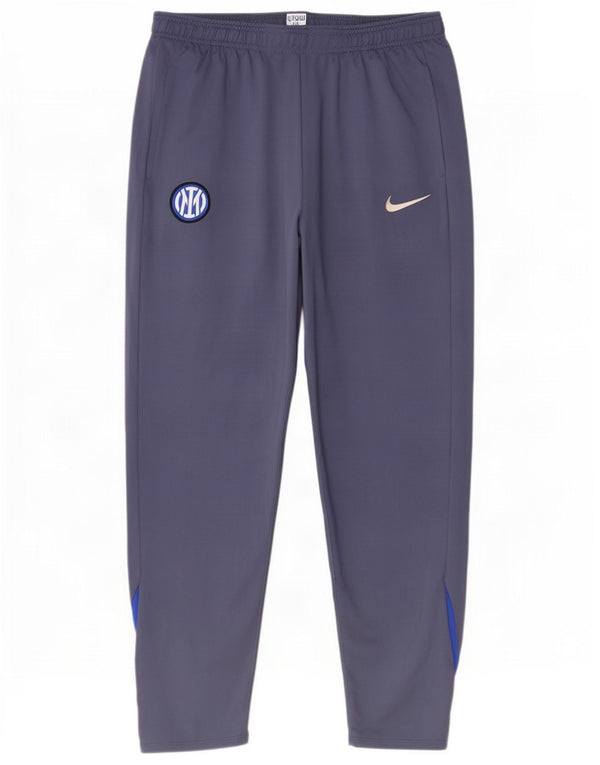 Męskie spodnie dresowe Nike Inter Mediolan, poliester w kolorze średnioniebieskim