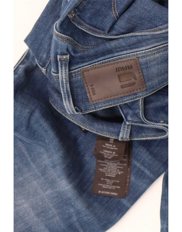 Damskie jeansy rozkloszowane G-Star Lynn W32 L30 Niebieska bawełna