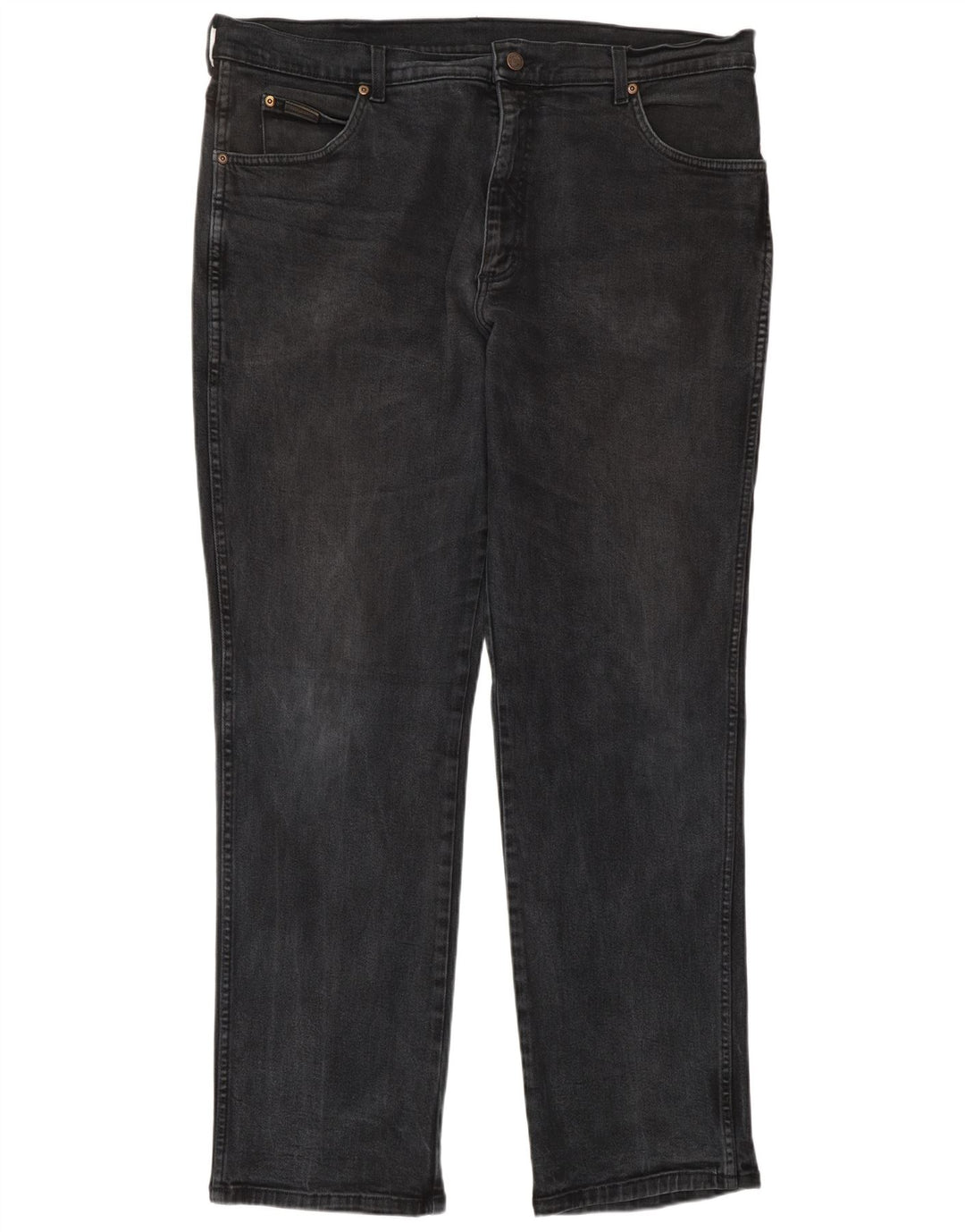 Męskie jeansy WRANGLER Texas Stretch Straight W40 L34 Szara bawełna