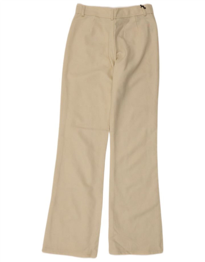 Vintage damskie spodnie typu bootcut EU 40 Medium W28 L32 beżowe