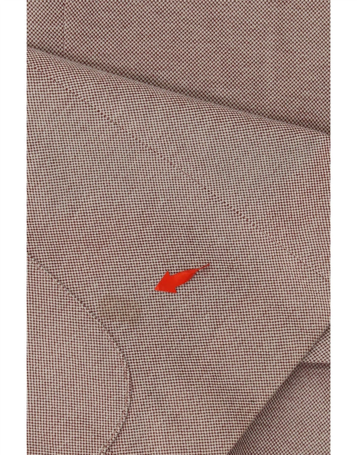 ZARA Mens 2 Button Blazer Jacket UK 40 Large Pink Polyester