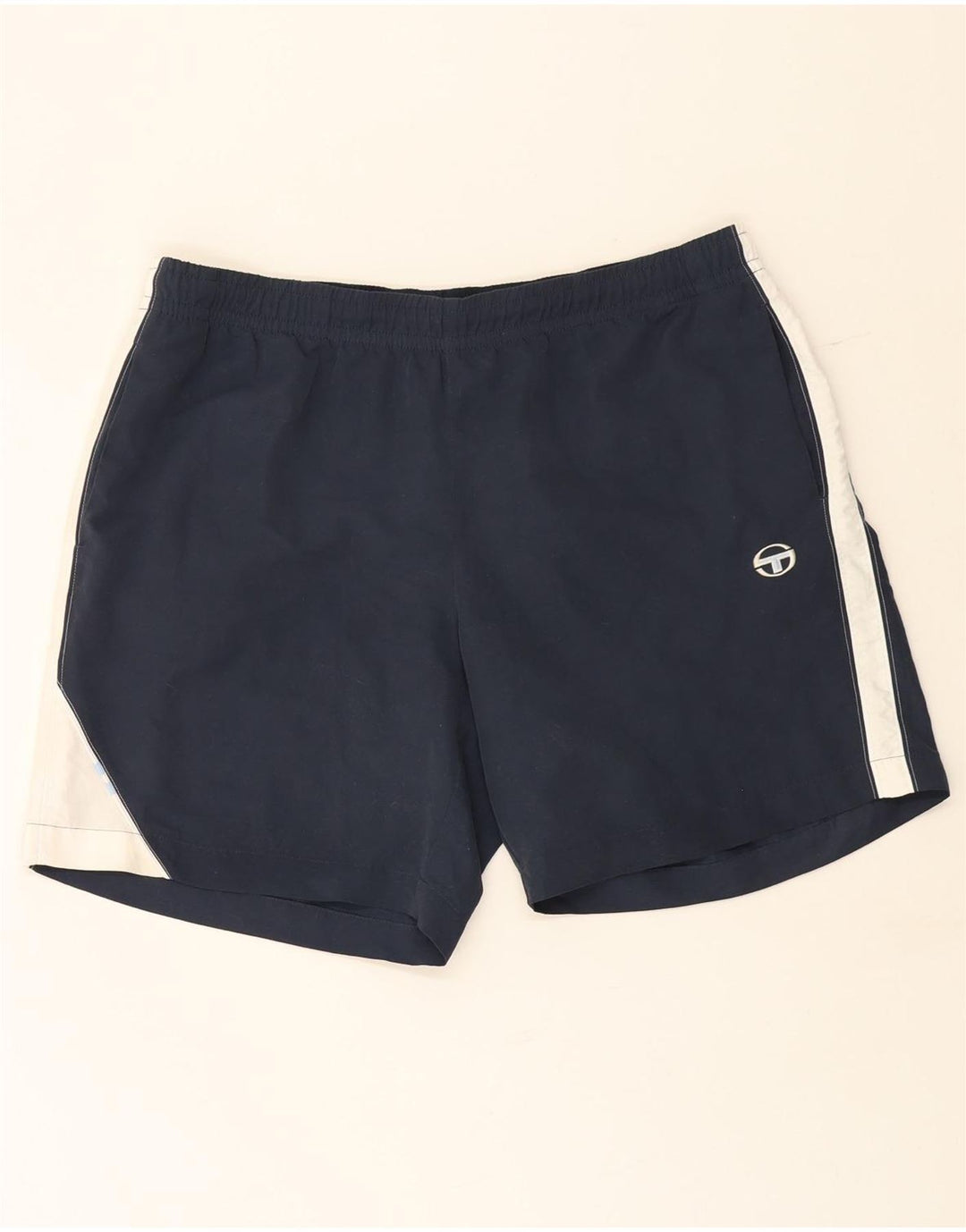 Męskie spodenki sportowe Sergio Tacchini 2XL Granatowy poliester z blokami kolorów