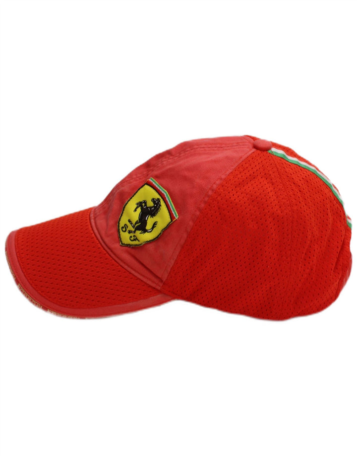 Męska czapka z daszkiem Puma Ferrari z grafiką, jeden rozmiar, czerwona, z blokami kolorów