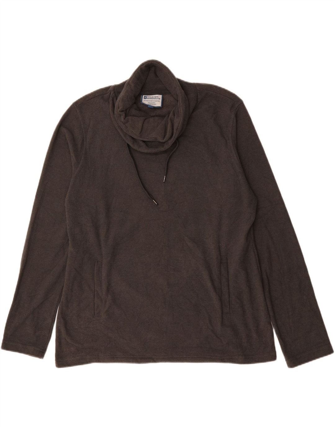 Damski sweter z wywijanym dekoltem Mountain Warehouse UK 18 XL, szary