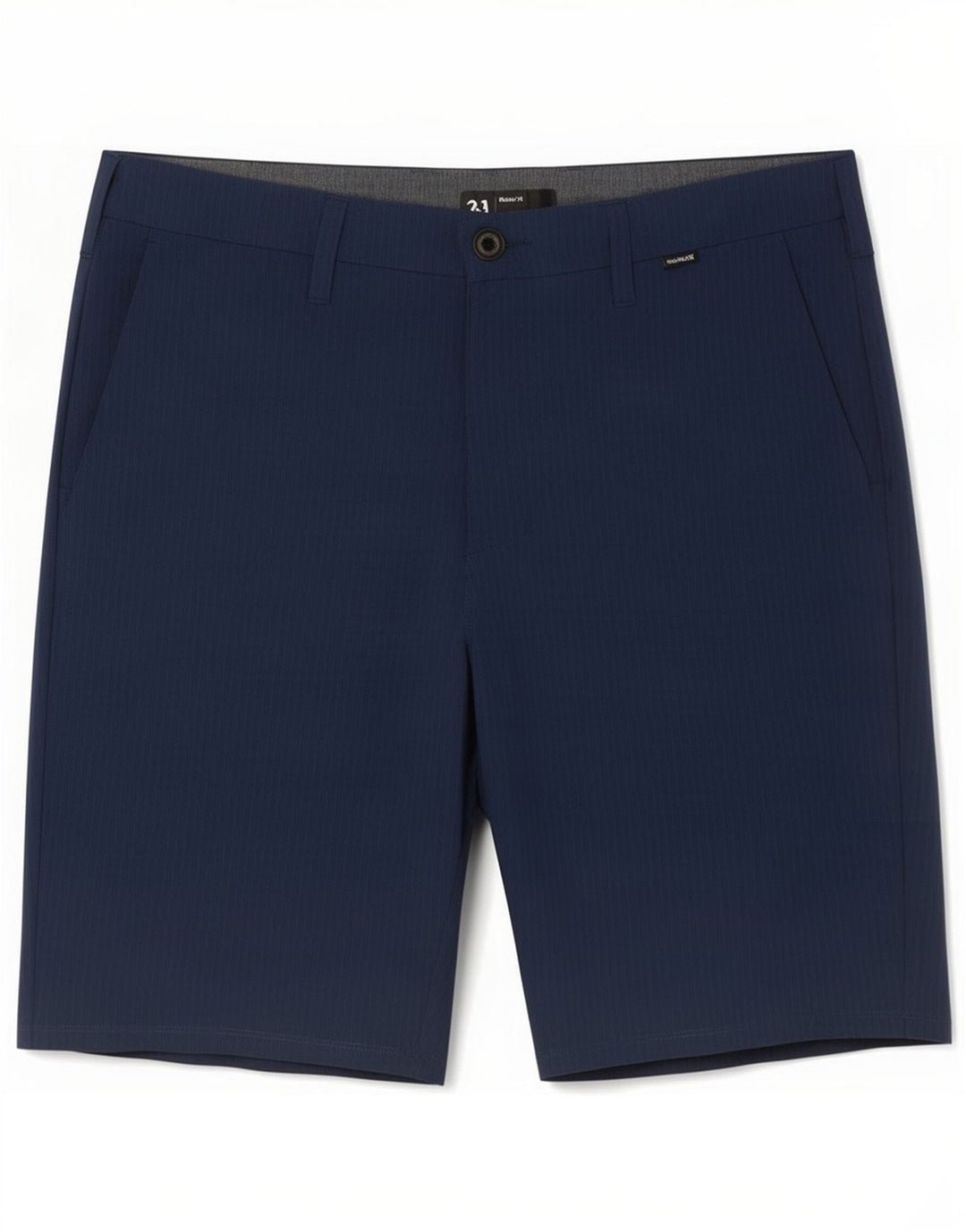 Męskie spodenki chino Hurley Medium W31 z poliestru w granatowe paski