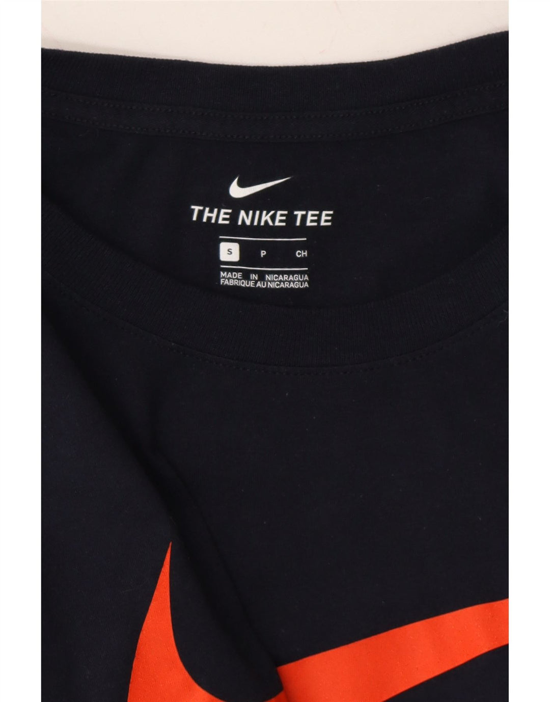 NIKE Mens Graphic T-Shirt Top Small Navy Blue Vintage Nike and Second-Hand Nike from Messina Hembry 