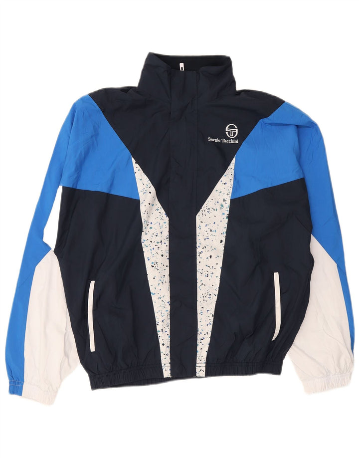 Męska kurtka dresowa Sergio Tacchini, średni granat, blok kolorów