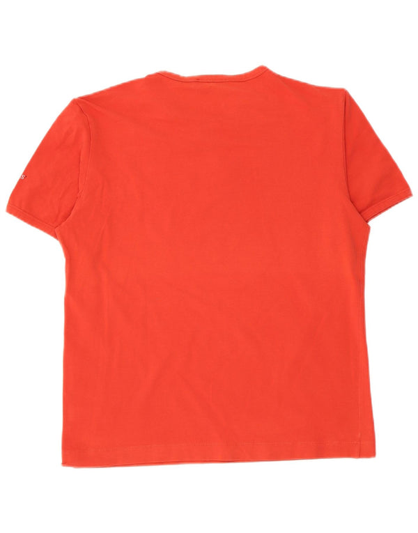 Koszulka damska Guess Top UK 18 XL, czerwona bawełniana
