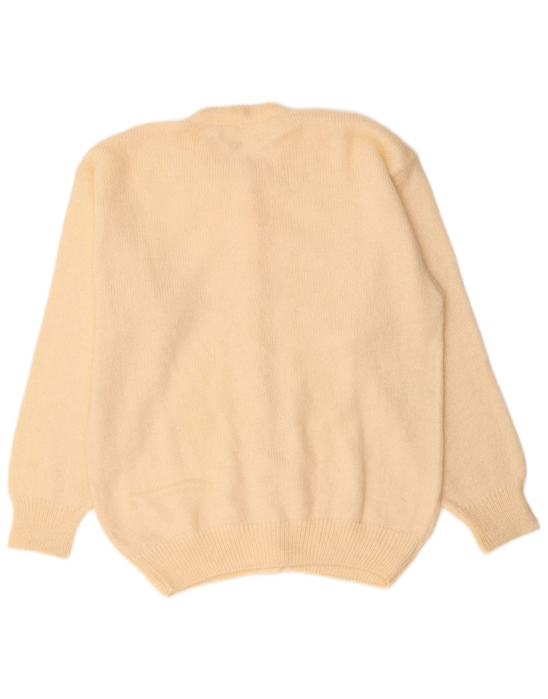 Sweter damski VINTAGE UK 14, średni, złamany biały moher