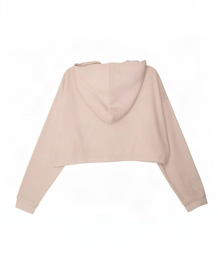 Damska bluza z kapturem Adidas Crop Oversized UK 8 Small White
