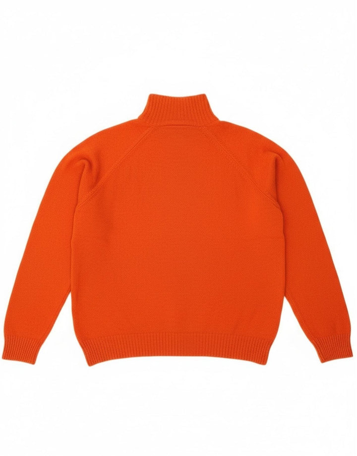Męski sweter z zamkiem błyskawicznym Asics, średnia, pomarańczowa wełna
