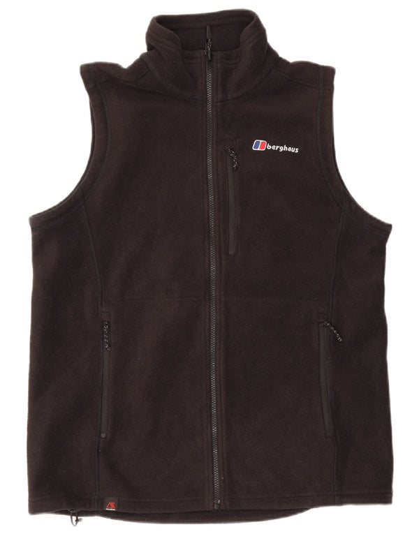 Męska kamizelka polarowa Berghaus UK 40, duża, czarna, poliester