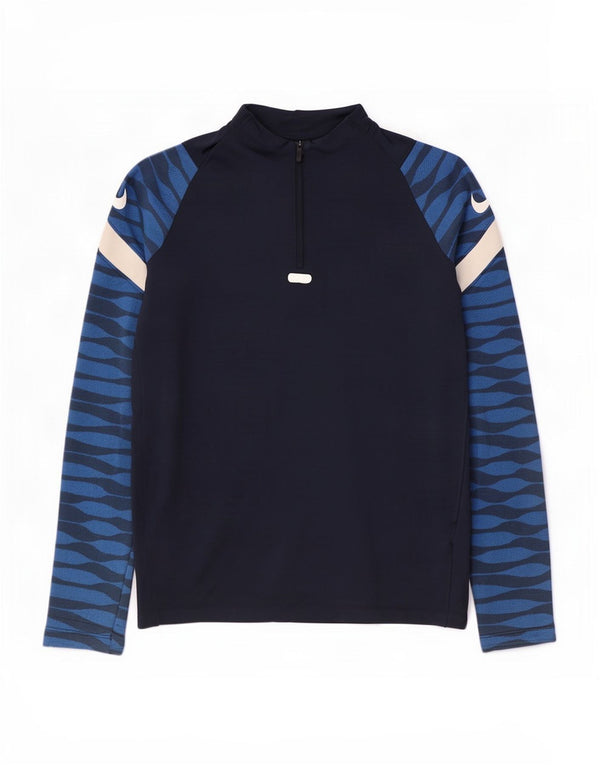 Chłopięcy dres Nike Dri Fit z pulowerem, 13-14 lat XL, granatowy