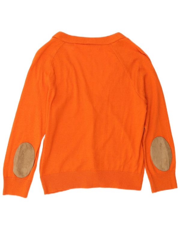Sweter damski Zara Crop Cardigan UK 14, duży, pomarańczowy, bawełniany