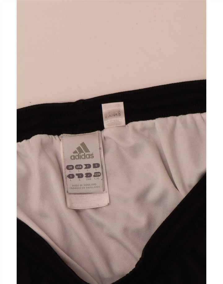Męskie spodenki sportowe Adidas, duże, czarne, poliestrowe