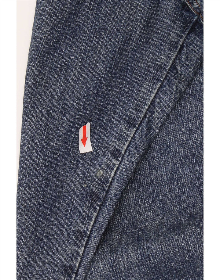 Męskie proste dżinsy Calvin Klein W34 L31 Niebieskie bawełniane