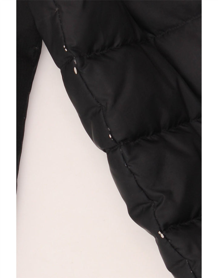 Męski ocieplany płaszcz z kapturem ADIDAS UK 38, średni czarny