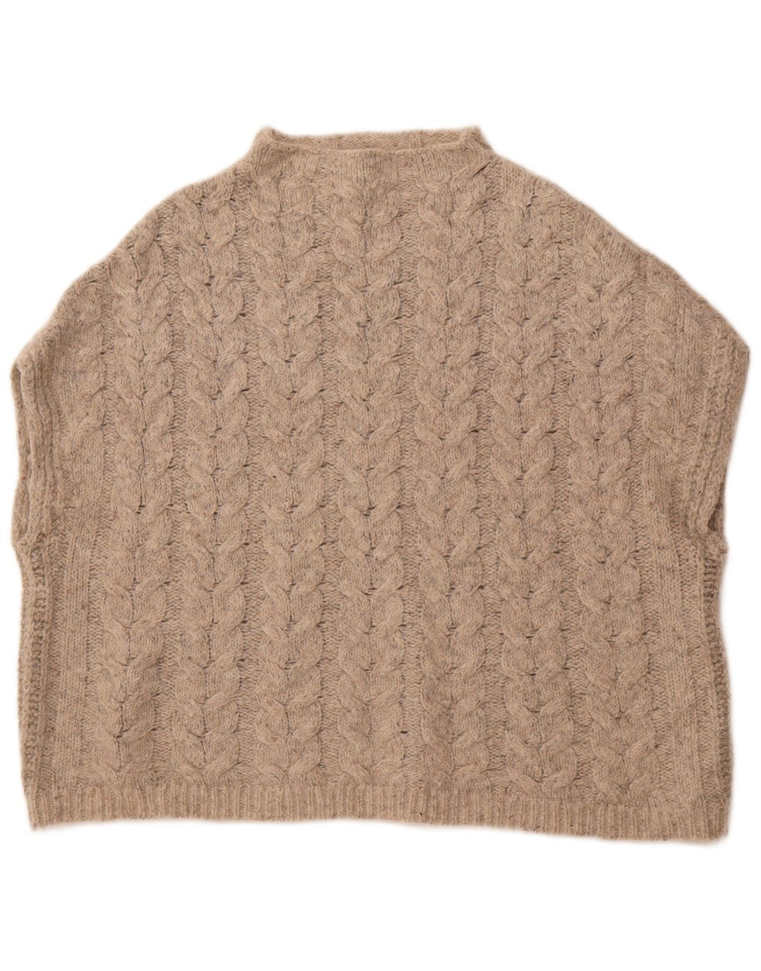 Damski podkoszulek typu oversize z golfem WHITE STUFF UK 16, duży, szary