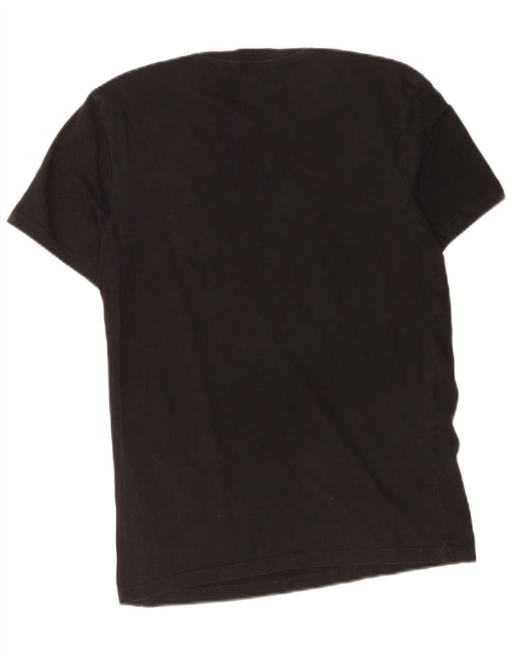 Męski wąski t-shirt Levi's Top, średni czarny, bawełniany