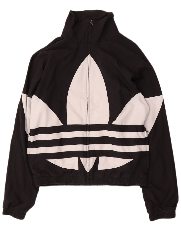 Adidas Męski graficzny pełny dres, średni czarny poliester