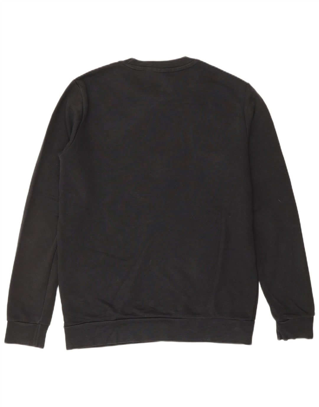 Męska bluza z grafiką ADIDAS, mała, czarna, bawełniana