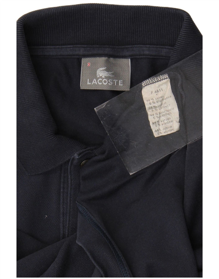 Męska koszulka polo Lacoste, rozmiar 3, mała, granatowa, bawełniana