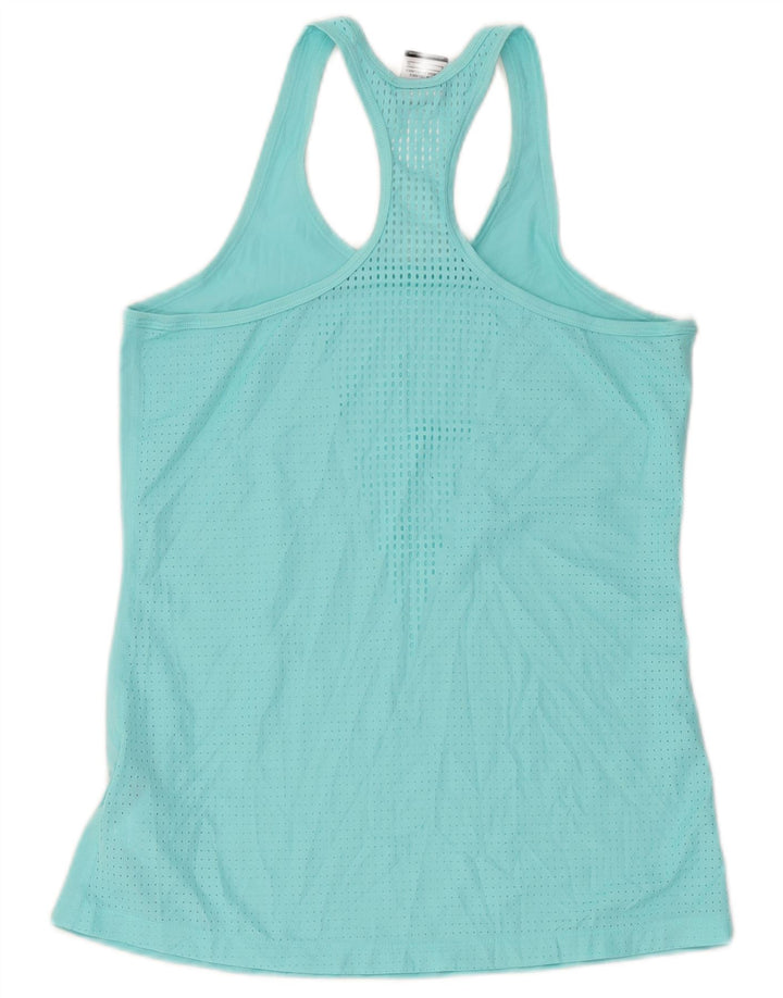 Damska kamizelka Nike Dri Fit Top UK 14, duży, turkusowy poliester