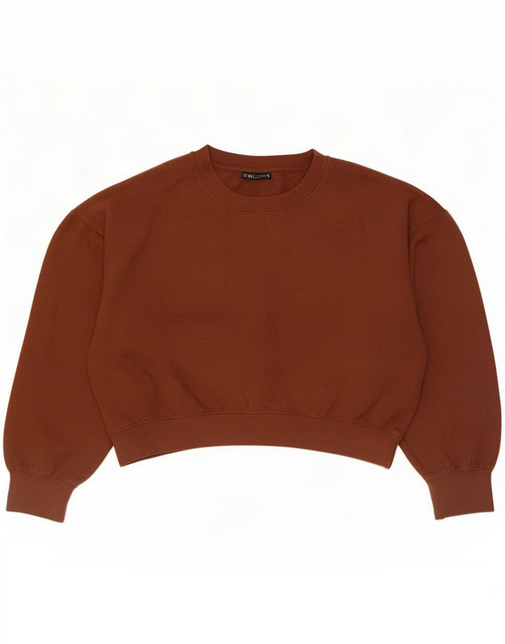 Damski sweter oversize Zara, UK 14, średni brązowy poliester