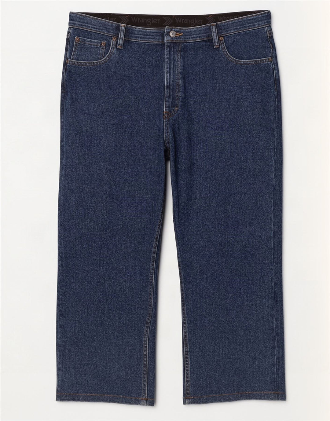 Męskie jeansy Capri Wrangler Regular Fit W40 L23 Granatowa bawełna