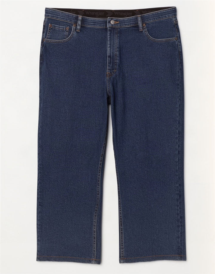 Męskie jeansy Capri Wrangler Regular Fit W40 L23 Granatowa bawełna