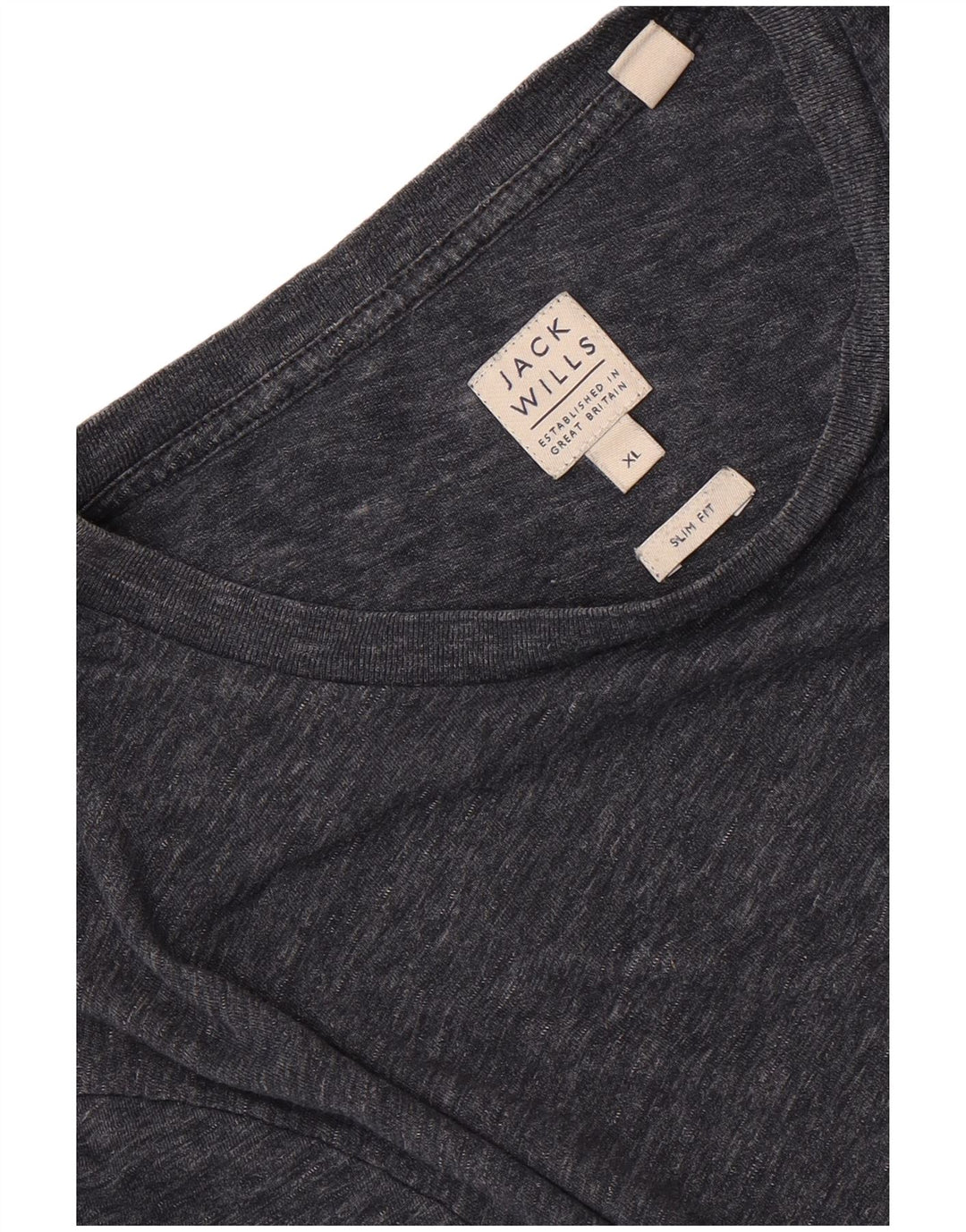 Męski T-shirt Jack Wills o dopasowanym kroju, XL, szary