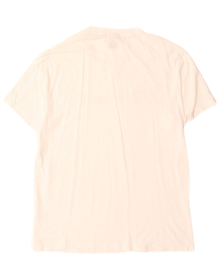 Męski T-shirt Champion z grafiką, duży, biały, bawełniany