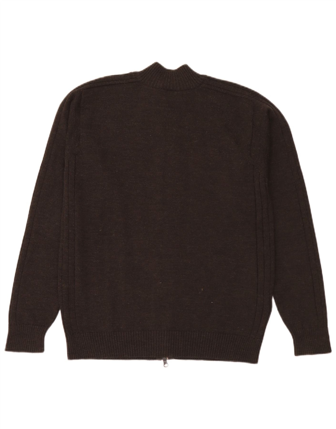 Lacoste Męski sweter rozpinany Rozmiar 6 XL Brązowa wełna
