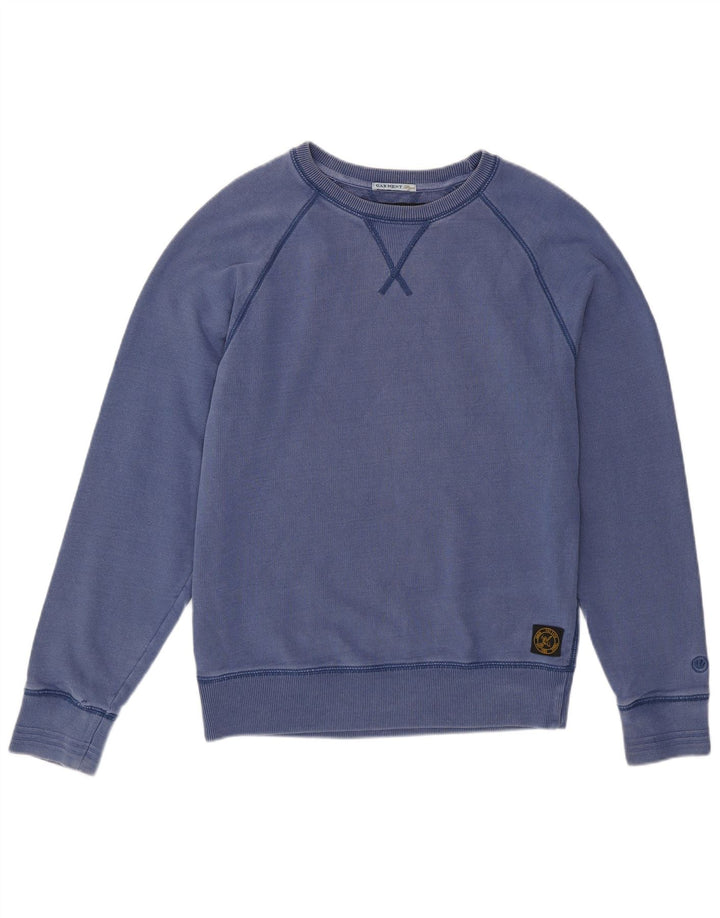 Bluza męska Fat Face Sweter XS Niebieska bawełna