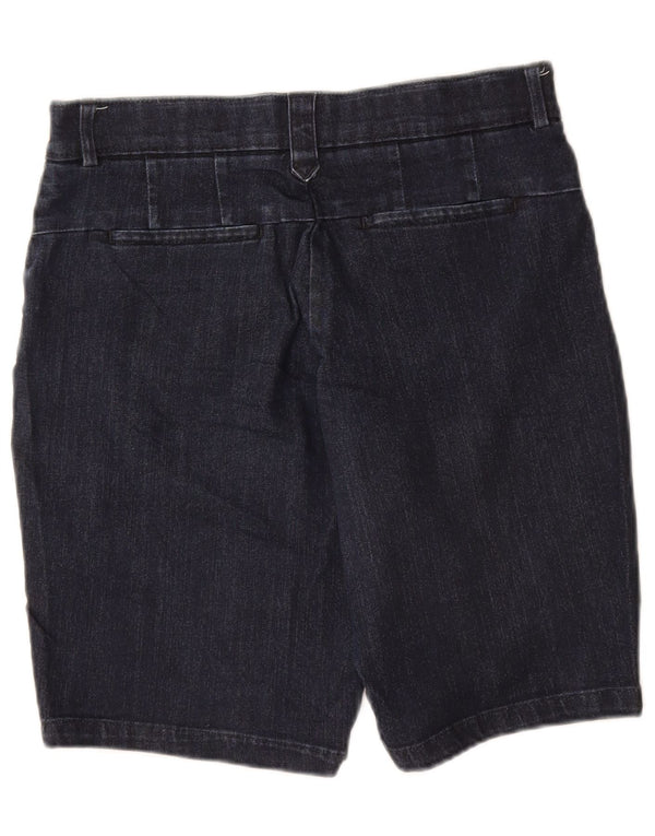 Damskie spodenki jeansowe LEE US 8 Medium W28 Granatowa bawełna