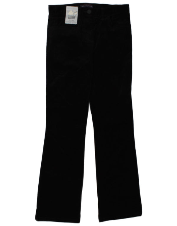 Spodnie sztruksowe Marks & Spencer Bootcut UK 8 Small W27 L31 Czarne