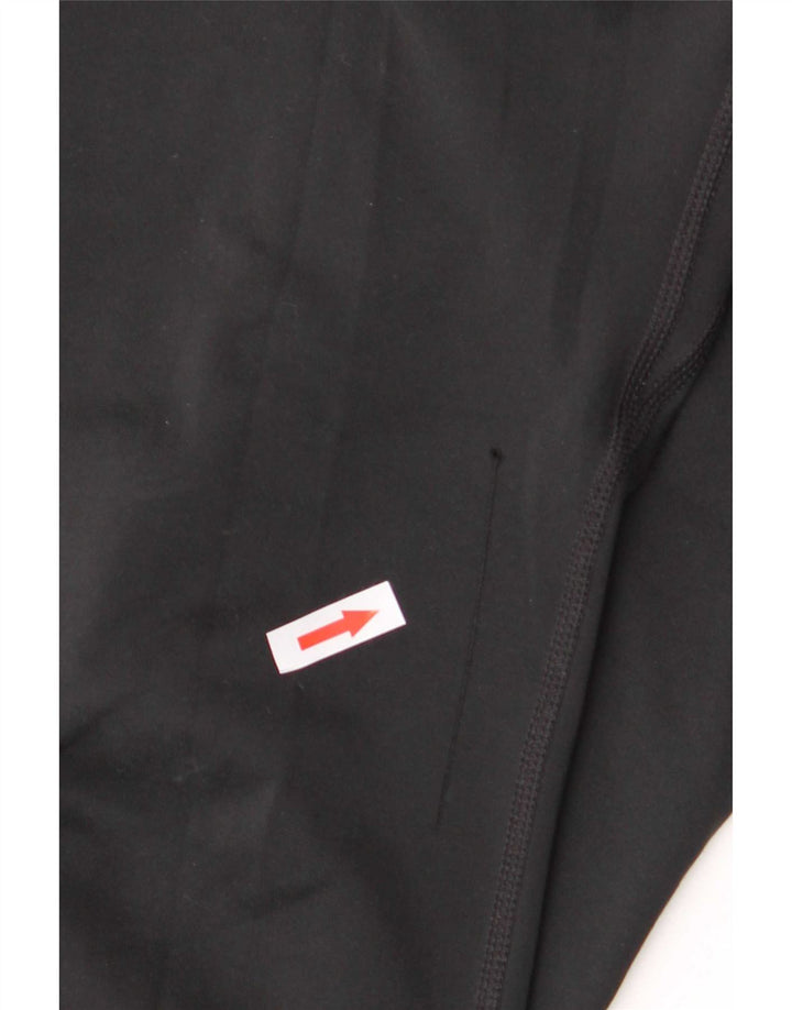 Damskie legginsy Nike Graphic UK 10, małe, czarne, poliestrowe