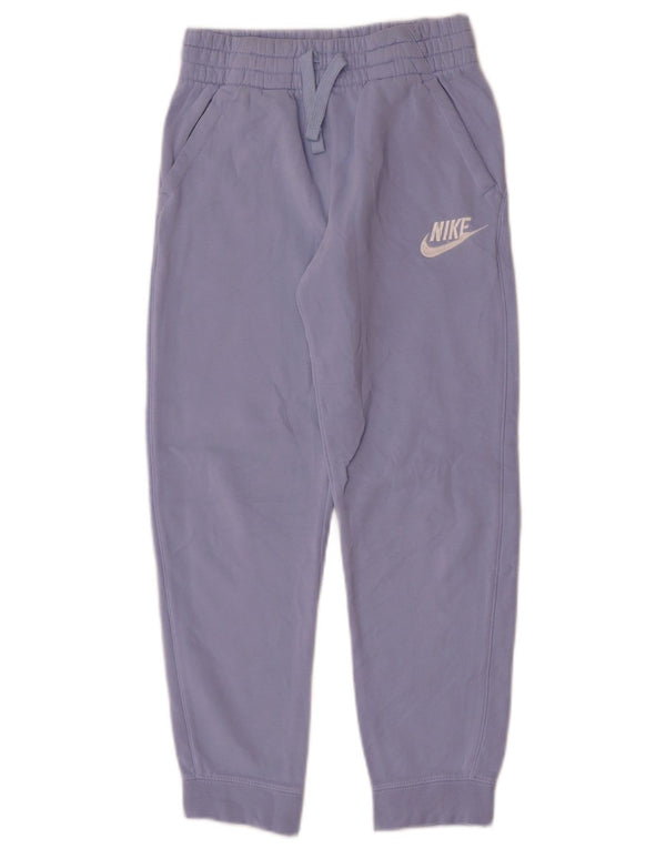 Spodnie chłopięce Nike Dresowe Joggery 10-11 lat, średnioniebieskie, bawełniane