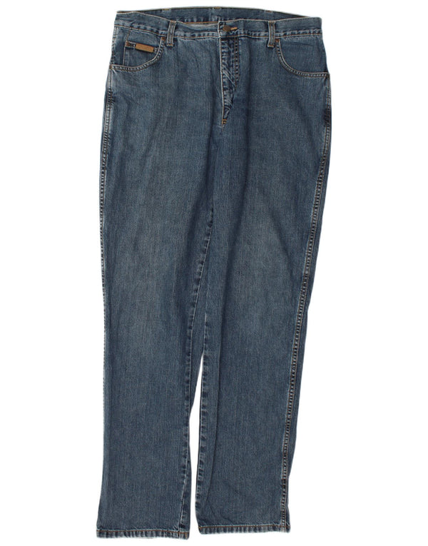 Męskie jeansy Wrangler Texas Straight W38 L36 Niebieskie, bawełniane