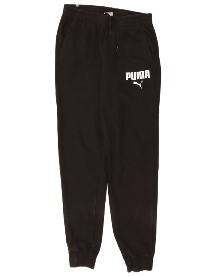 Męskie spodnie dresowe Puma, joggery, średnie czarne