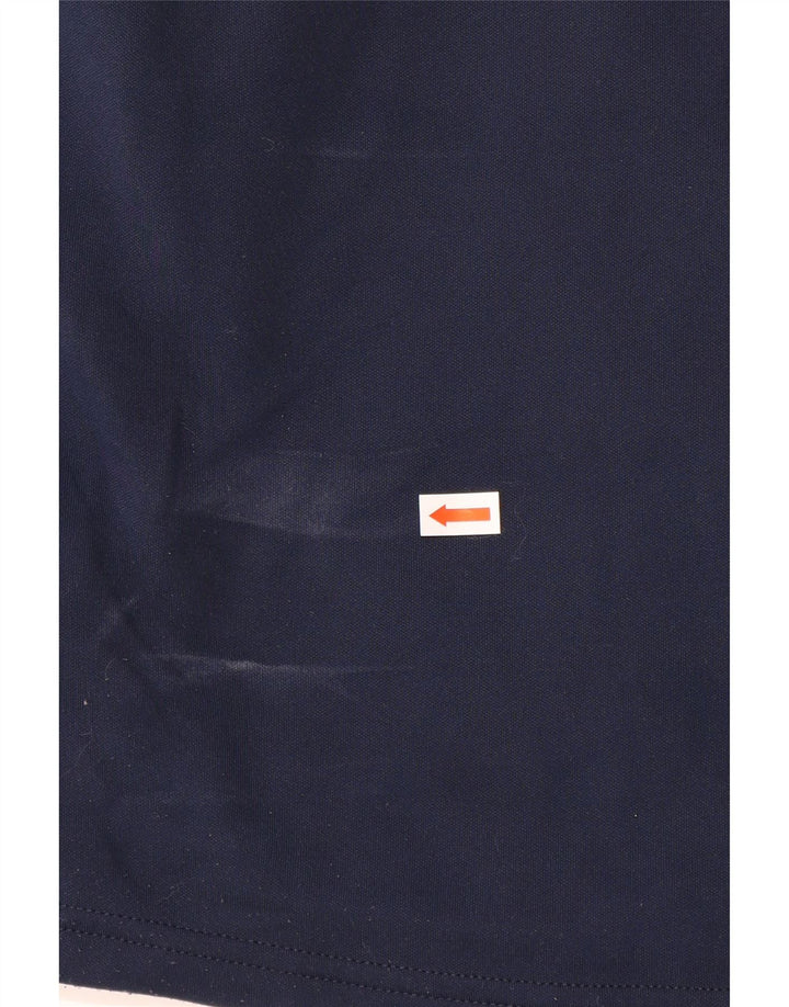 Męski sweter NIKE Dri Fit z zamkiem błyskawicznym, średni granatowy, blok kolorów