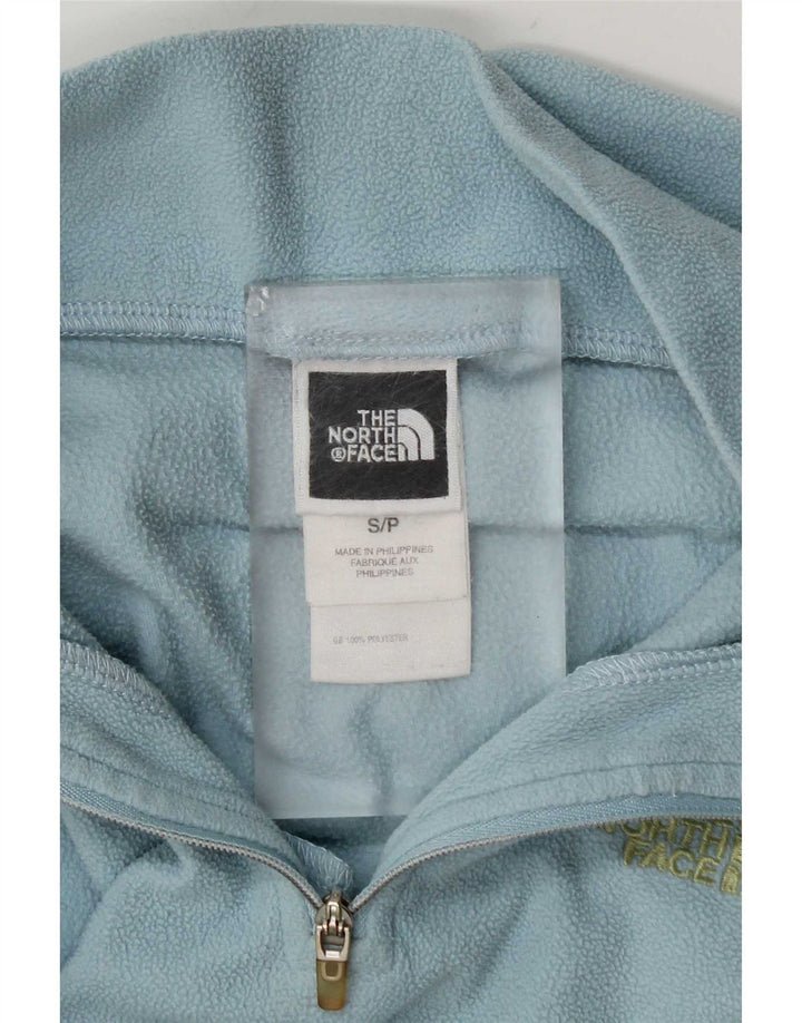 Damski sweter polarowy The North Face z zamkiem błyskawicznym, UK 10, mały, niebieski poliester