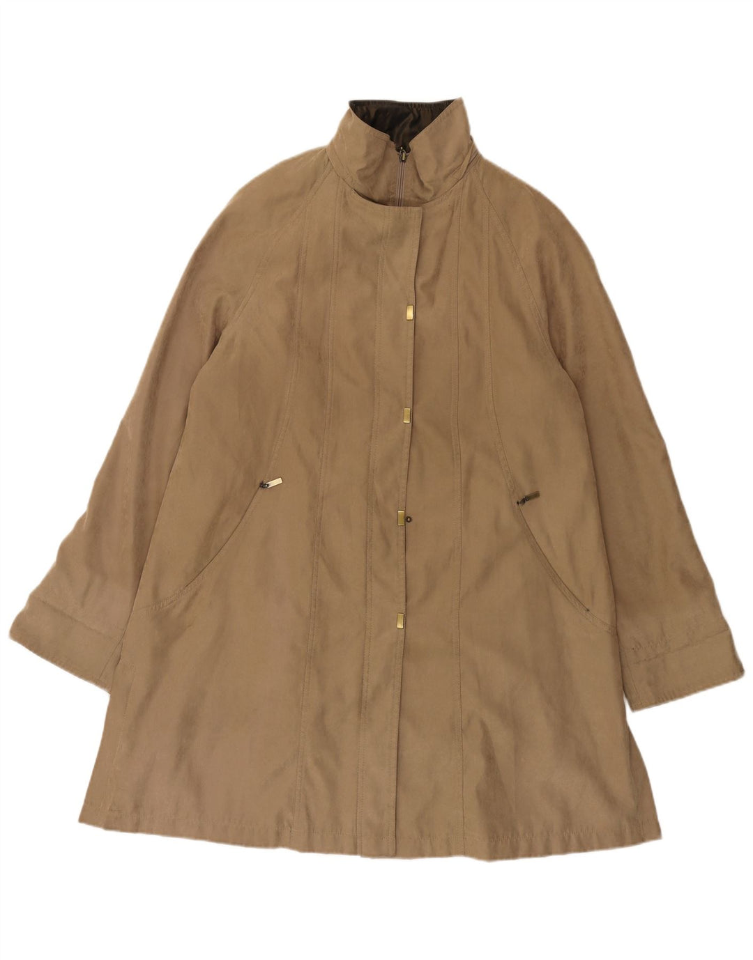 JACQUES VERT Płaszcz damski UK 14, średni beż, poliester