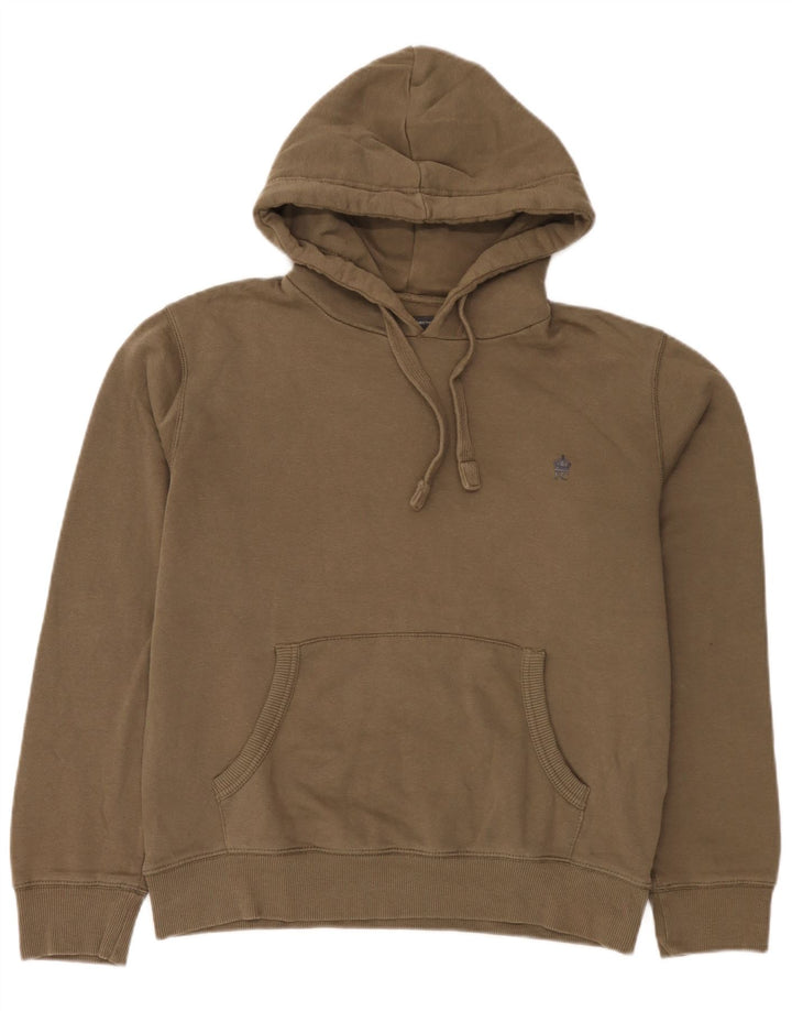 Męski sweter z kapturem French Connection, bawełna khaki, średnia