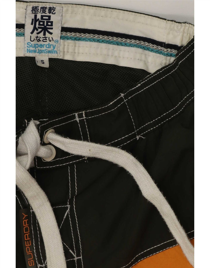 Męskie spodenki kąpielowe Superdry z grafiką, mały, wielokolorowy kamuflaż