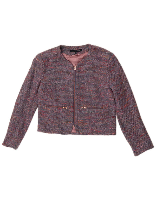 Kurtka damska French Connection Crop Blazer UK 10 Small Blue Flecked