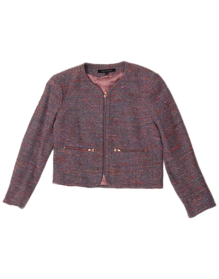 Kurtka damska French Connection Crop Blazer UK 10 Small Blue Flecked