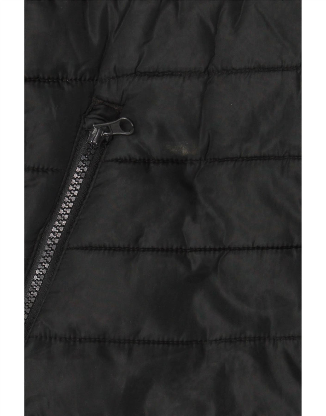 Męska wyściełana kamizelka z kapturem Jack & Jones UK 36, mała, czarna, poliester