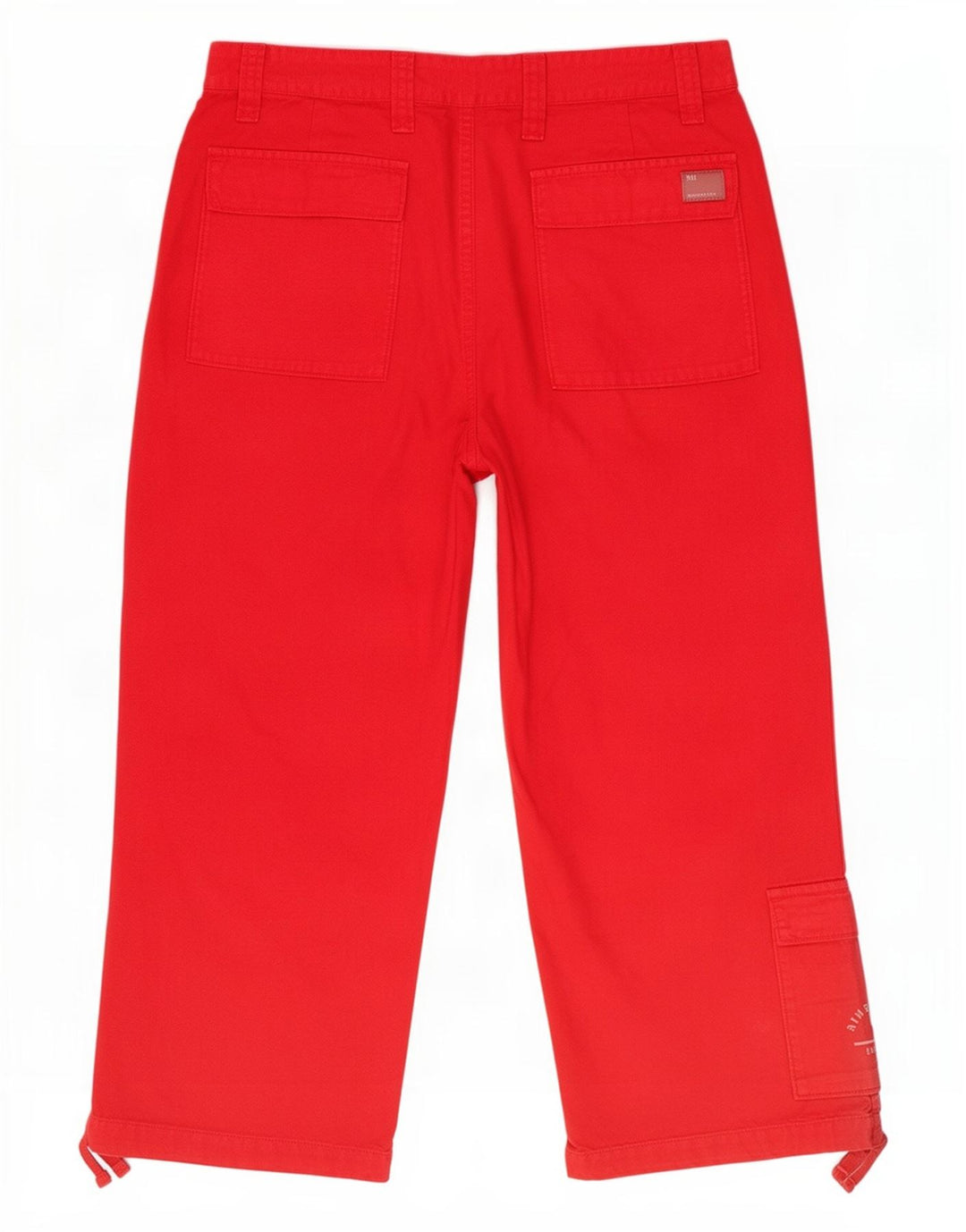 Damskie spodnie Capri Cargo Murphy & Nye W33 L22 Czerwone bawełniane